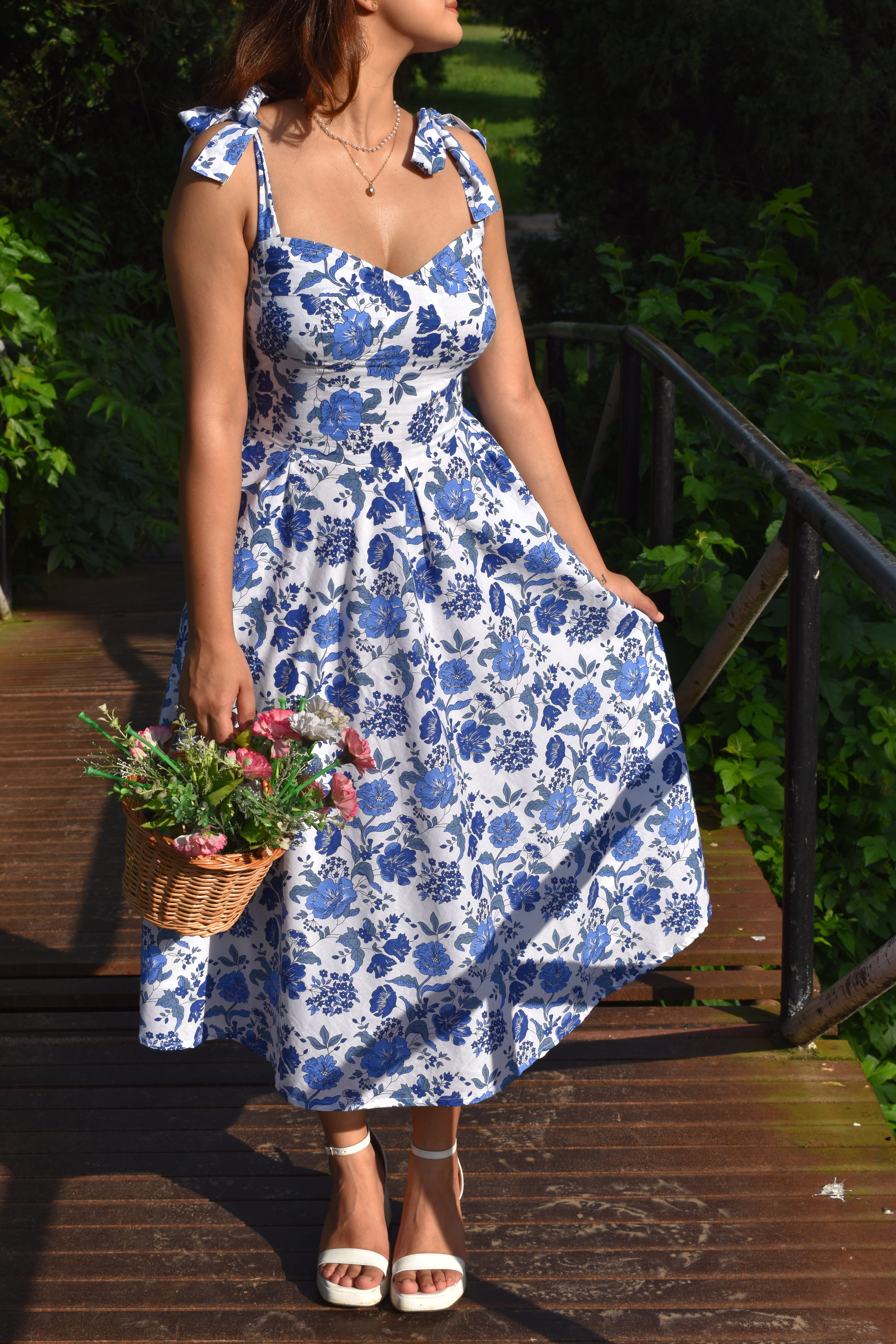 Floria Tie-up dress
