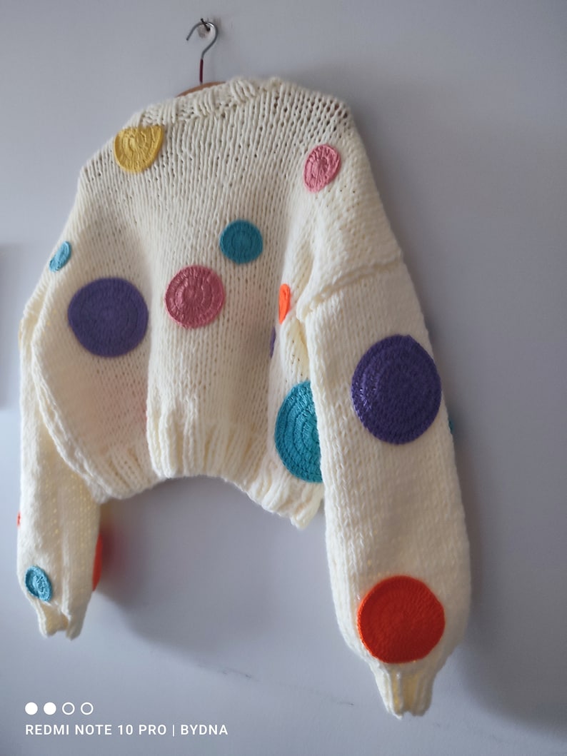 Polka dots cardigan, gifts for mother's day